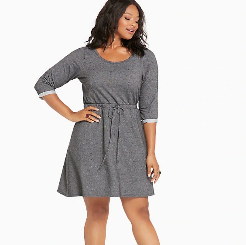 Torrid gray dress with pockets
